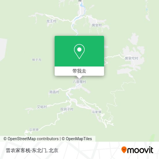 晋农家客栈-东北门地图