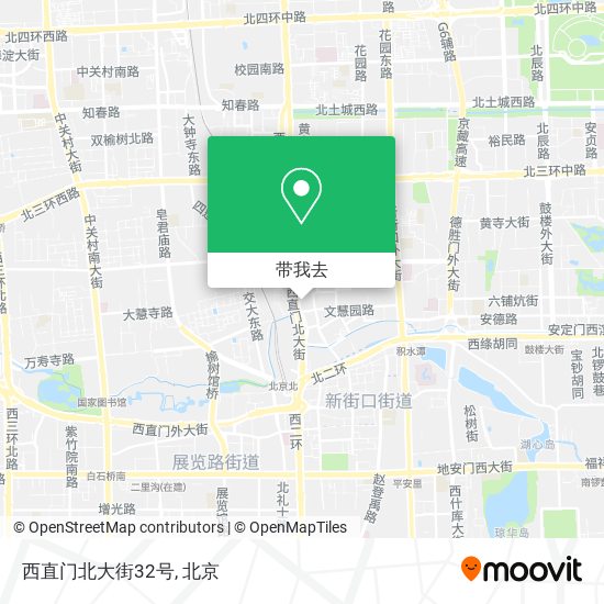 西直门北大街32号地图