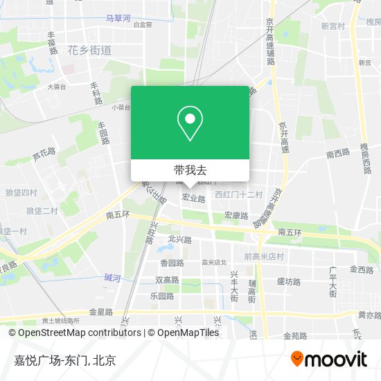 嘉悦广场-东门地图