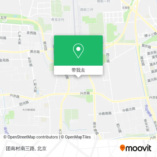 团南村南三路地图