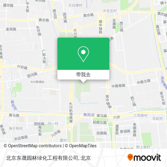 北京东晟园林绿化工程有限公司地图