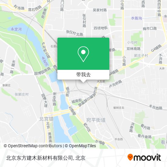 北京东方建木新材料有限公司地图