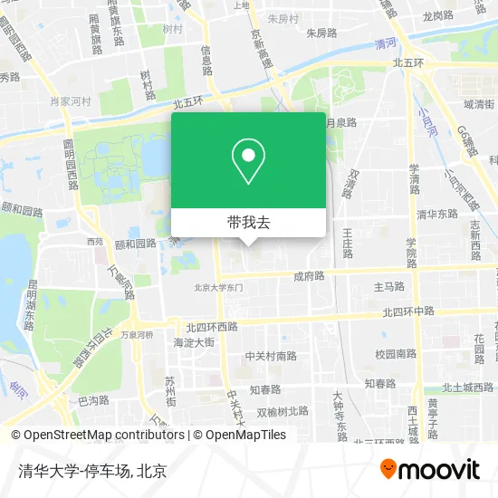 清华大学-停车场地图