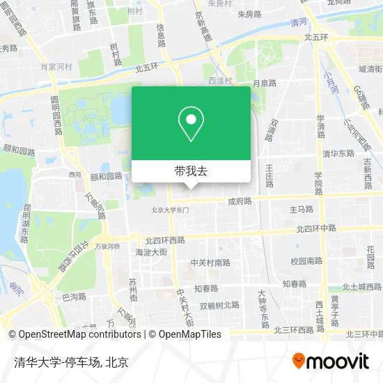 清华大学-停车场地图