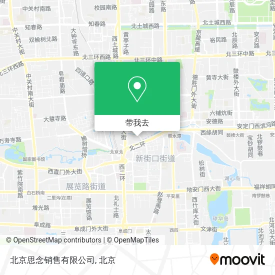 北京思念销售有限公司地图