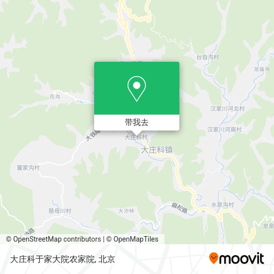 大庄科于家大院农家院地图