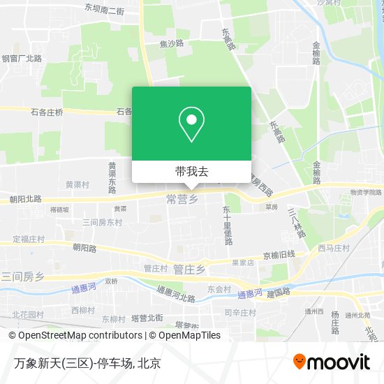万象新天(三区)-停车场地图