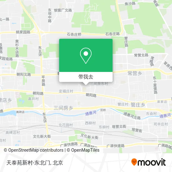 天泰苑新村-东北门地图