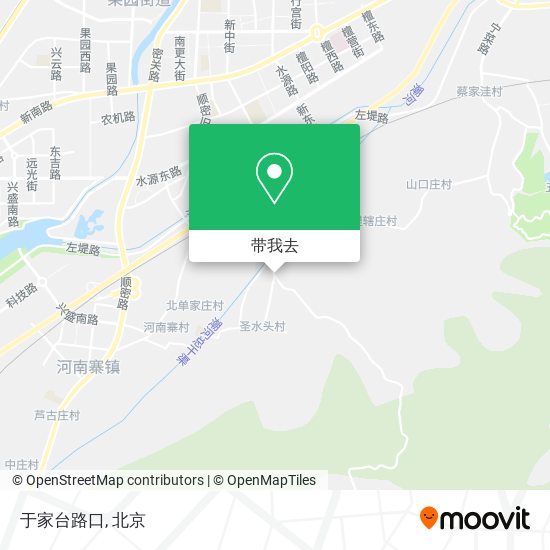于家台路口地图