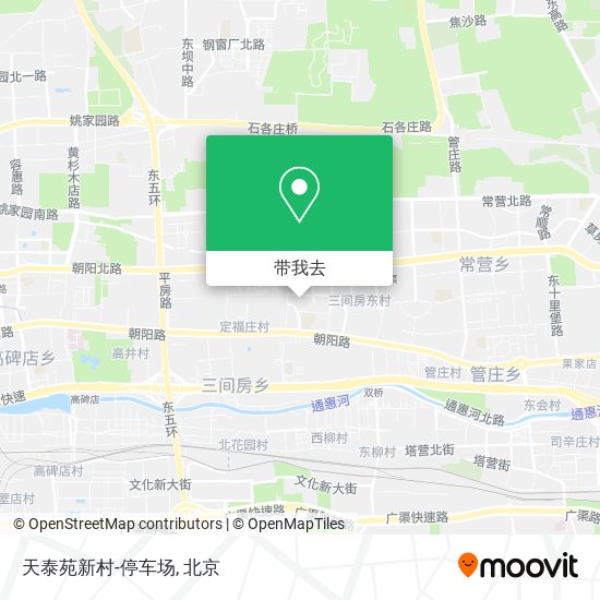 天泰苑新村-停车场地图