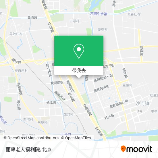 丽康老人福利院地图
