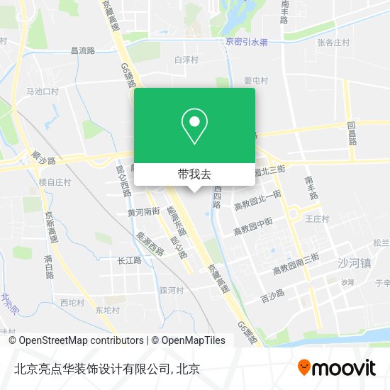 北京亮点华装饰设计有限公司地图