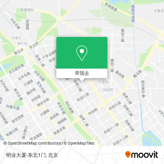 明业大厦-东北1门地图