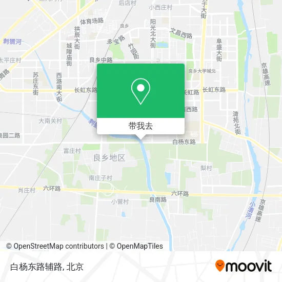 白杨东路辅路地图