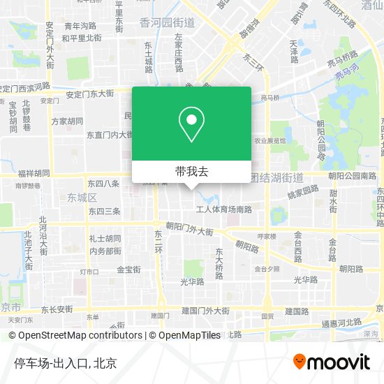 停车场-出入口地图