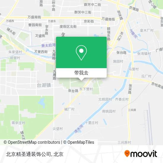 北京精圣通装饰公司地图
