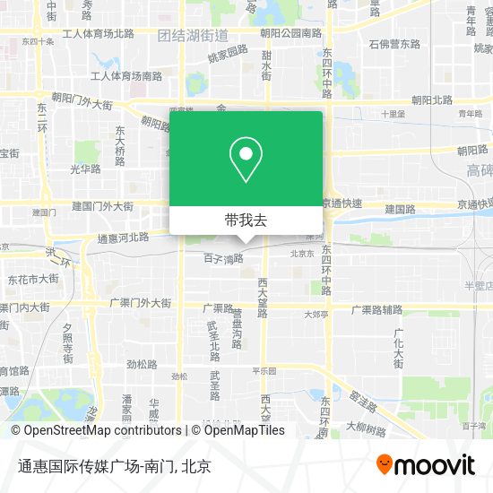 通惠国际传媒广场-南门地图