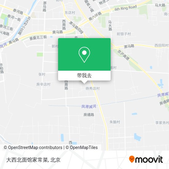 大西北面馆家常菜地图