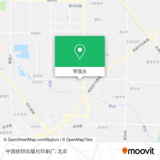 中国纺织出版社印刷厂地图