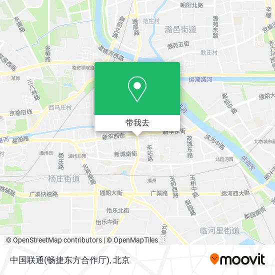 中国联通(畅捷东方合作厅)地图