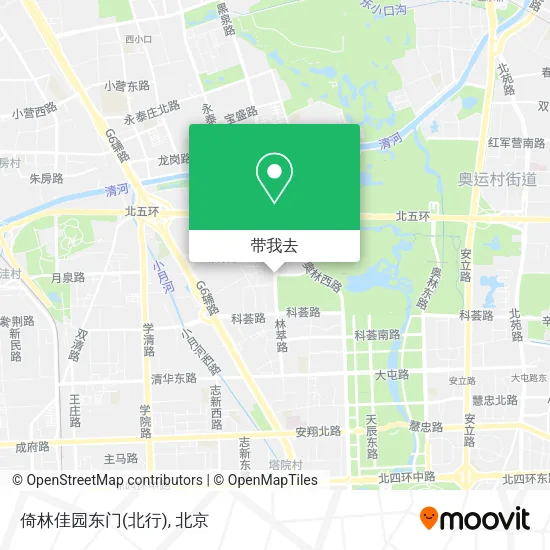 倚林佳园东门(北行)地图