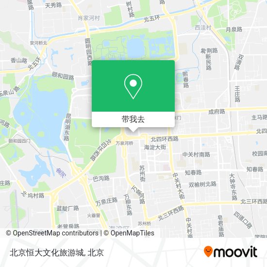 北京恒大文化旅游城地图