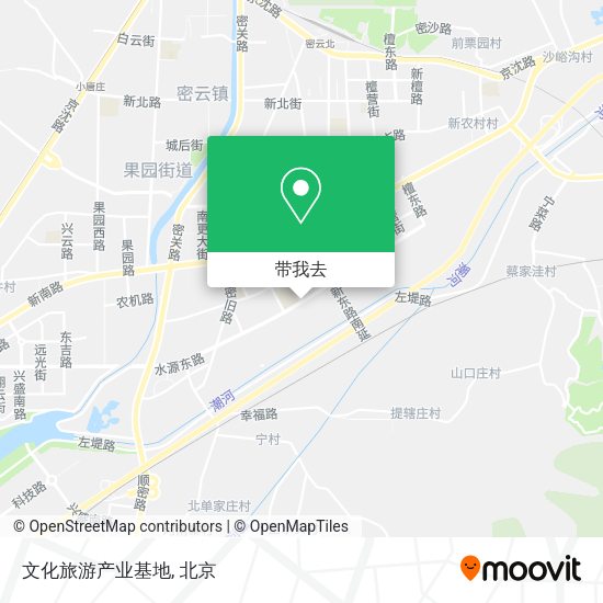 文化旅游产业基地地图