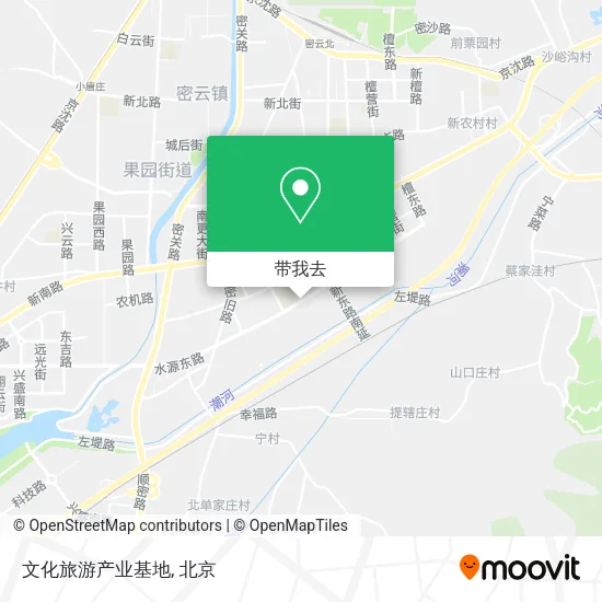 文化旅游产业基地地图