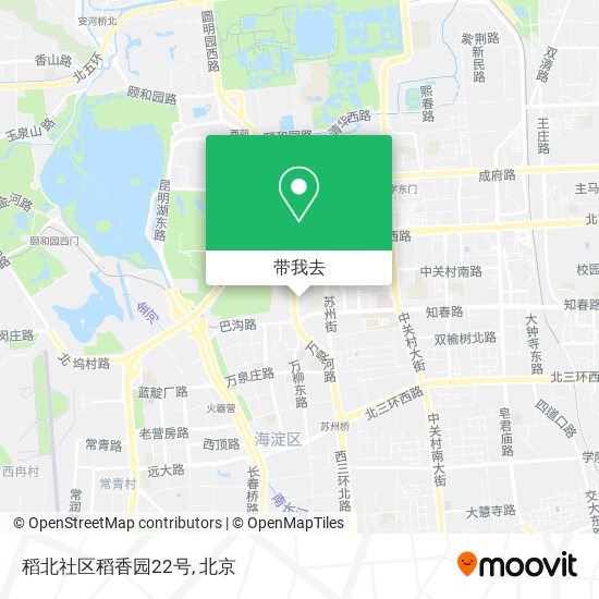 稻北社区稻香园22号地图