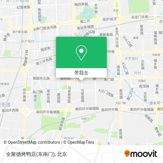 全聚德烤鸭店(东南门)地图