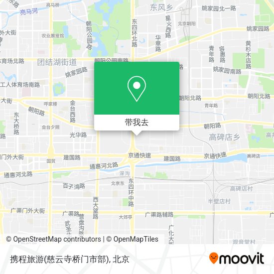 携程旅游(慈云寺桥门市部)地图