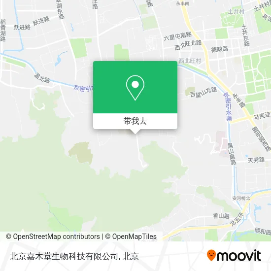 北京嘉木堂生物科技有限公司地图
