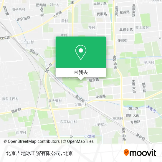 北京吉地冰工贸有限公司地图