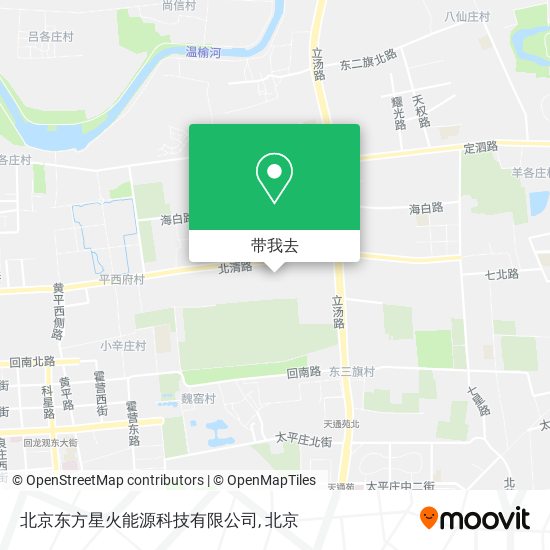 北京东方星火能源科技有限公司地图