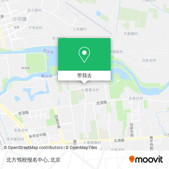 北方驾校报名中心地图