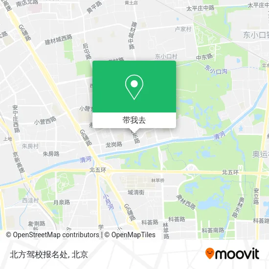 北方驾校报名处地图