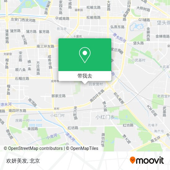 欢妍美发地图