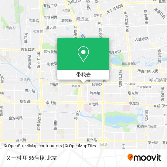 又一村-甲56号楼地图