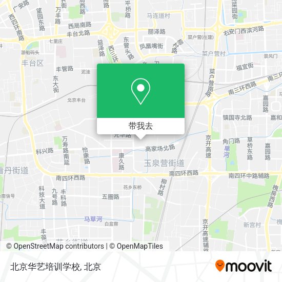 北京华艺培训学校地图