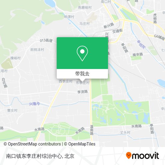 南口镇东李庄村综治中心地图