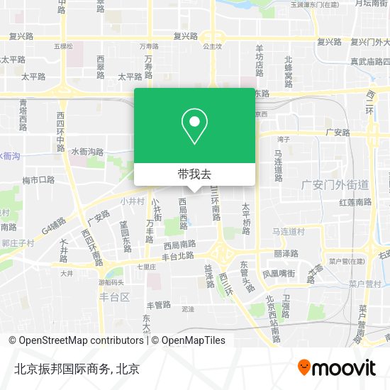 北京振邦国际商务地图