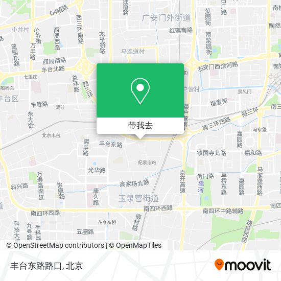 丰台东路路口地图