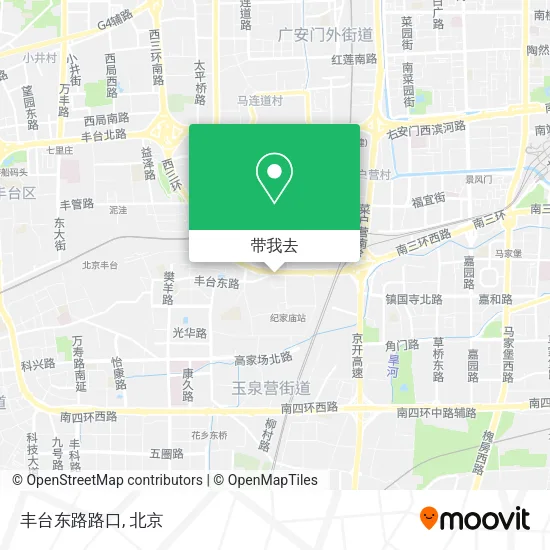 丰台东路路口地图