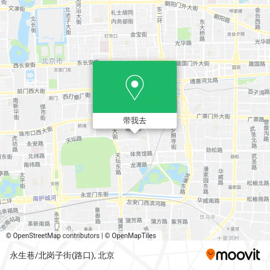 永生巷/北岗子街(路口)地图