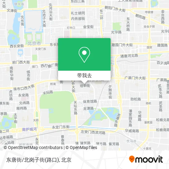 东唐街/北岗子街(路口)地图