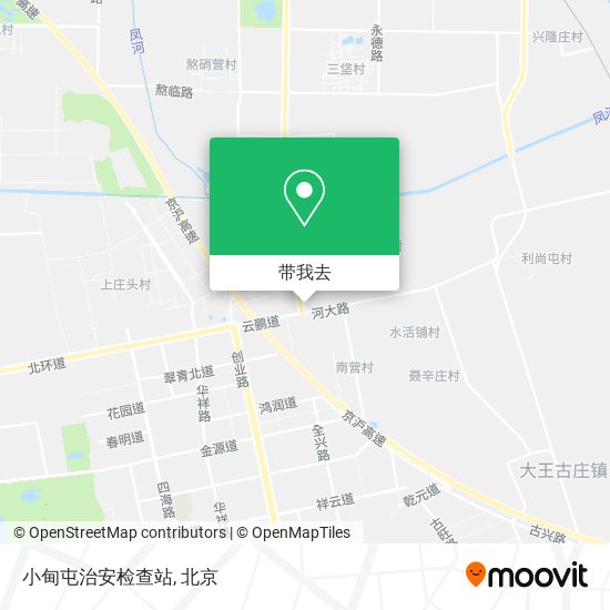 小甸屯治安检查站地图