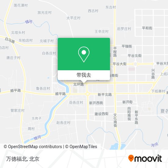 万德福北地图