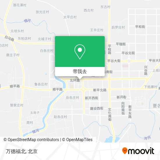 万德福北地图