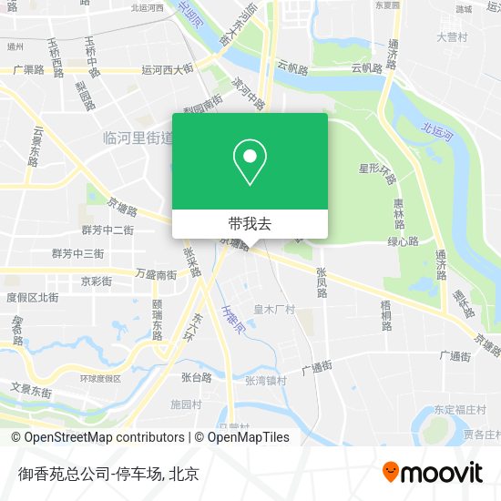 御香苑总公司-停车场地图