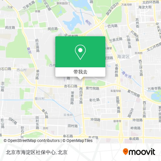北京市海淀区社保中心地图